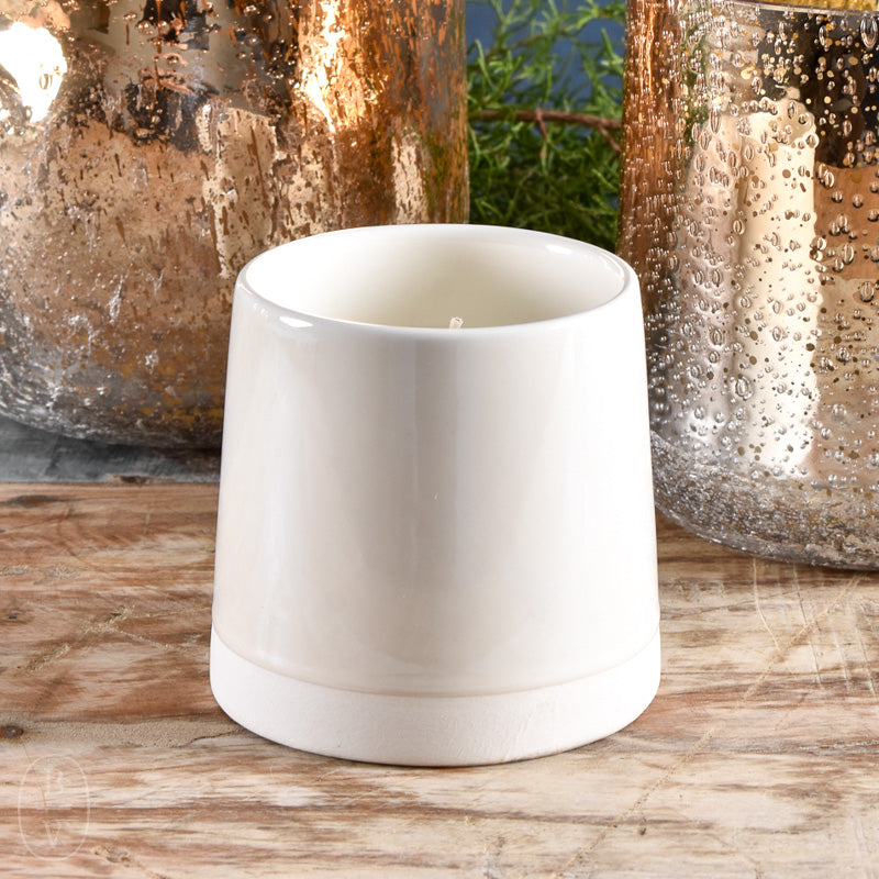 Illume SHINE CERAMIC CANDLE Winter White