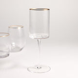 Zodax OPTIC WHITE WINE GLASS