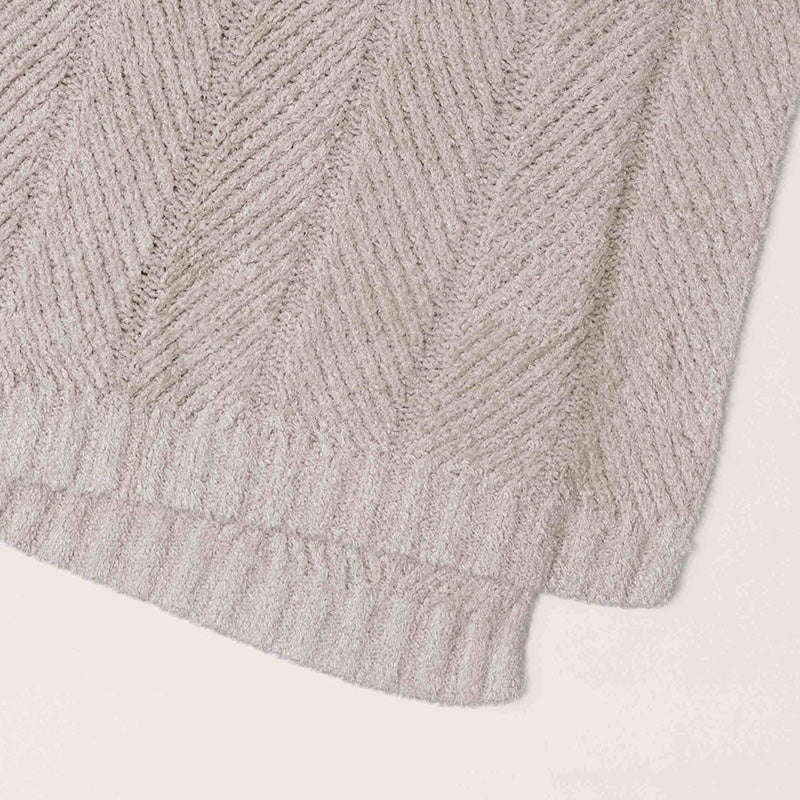 Barefoot Dreams COZY SHINE HERRINGBONE BLANKET