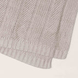 Barefoot Dreams COZY SHINE HERRINGBONE BLANKET