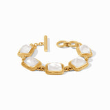 Julie Vos CHEVAL STONE BRACELET Iridescent Clear Crystal