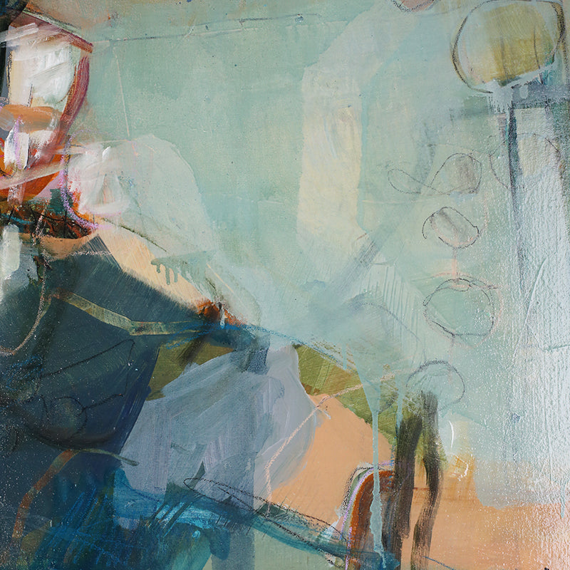 Shelley Bolton Art, LLC PLAYING THE LONG GAME PAINTING