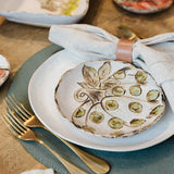 POLKA DOT PUMPKIN PLATE