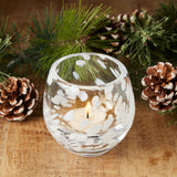 Simon Pearce BURLINGTON SNOWFALL TEALIGHT