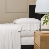 Pom Pom At Home BAMBOO LINEN PILLOWACSE SET White