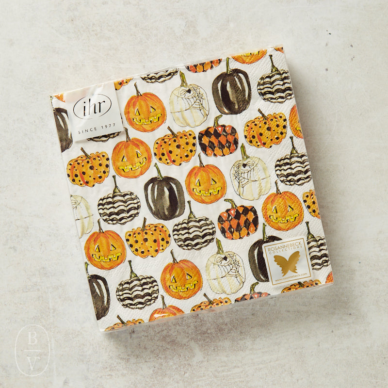 Boston International HALLOWEEN PUMPKIN PATTERN LUNCHEON NAPKINS
