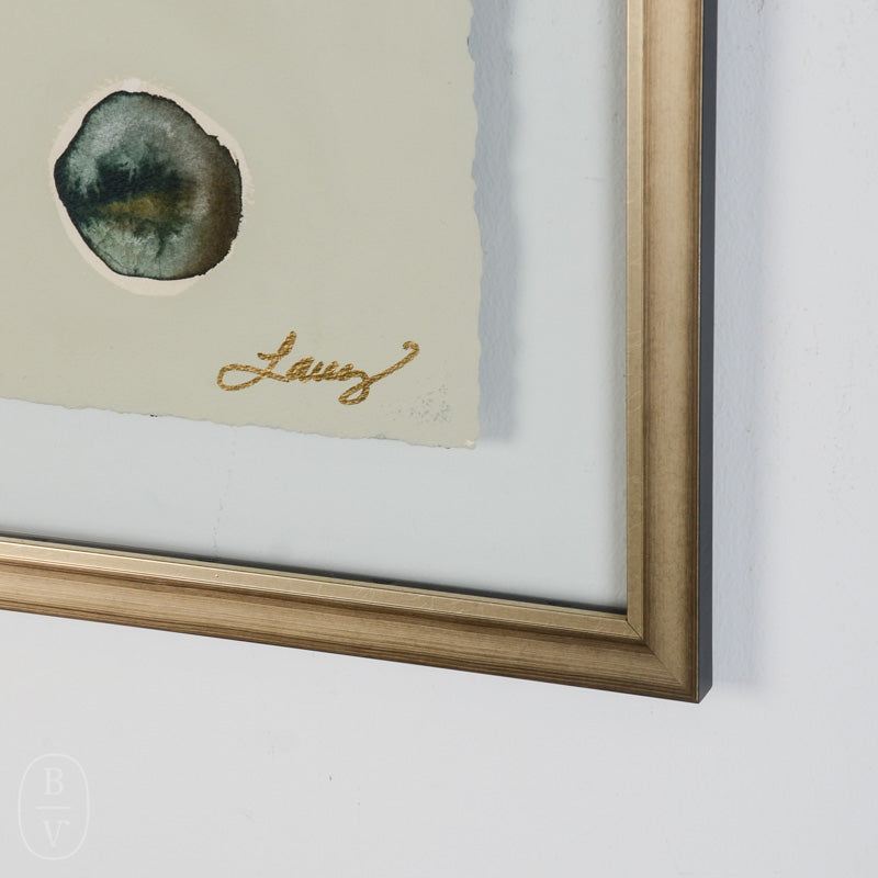By Lacey EXPECTATION BUBBLES FRAMED FLOATED PAINTING - SERIES 5 NO 1