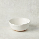 Etta B Pottery SIDE SOUP BOWL Eyelet White