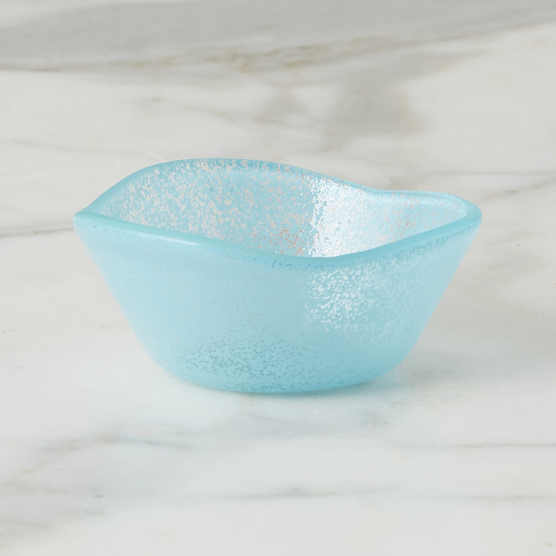 Europe 2 You GLASS DIPPING BOWL Blue