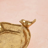 Raz Imports GOLD TRINKET TRAY Bird