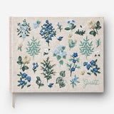 WILDWOOD EMBROIDERED FABRIC GUEST BOOK