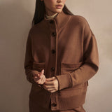 Varley SABRINA BUTTON THROUGH SWEAT