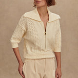 Varley ARNEY HALF ZIP KNIT POLO