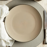 Casafina by Costa Nova STACKED ORGANIC DINNER PLATE Cremini