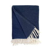 Pom Pom At Home BILLIE THROW Navy 50 x 70