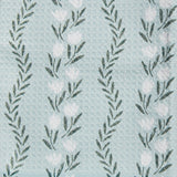 Geometry VINTAGE FLORAL STRIPE TEA TOWEL