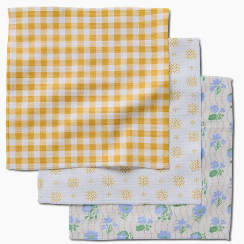 Geometry SPRING MORNING WASH CLOTH SET OF 3