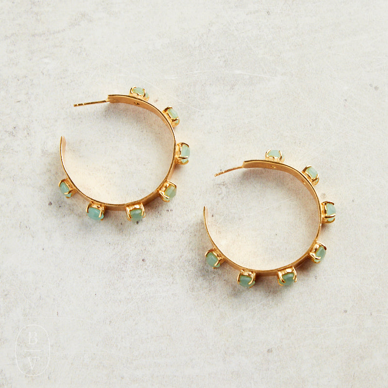 Virtue THE HANNAH EARRINGS Mint
