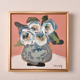 Vicki Denaburg FRAMED CORAL FLORAL 2
