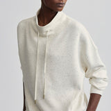 Varley OAKDALE SWEAT Ivory Marl Fleck