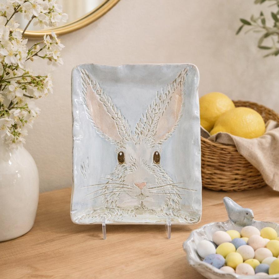 Dixie Pottery BUNNY TRAY