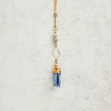Darby Drake Jewelry and Design LONG NECKLACE WITH GEMSTONE - NETS325