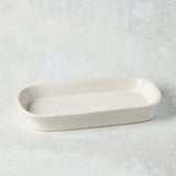 Creative Co-op STONEWARE PLANTERS WITH SAUCER SET OF 3