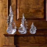 Simon Pearce BUBBLE TWIST EVERGREEN TREE GIFT BOXED