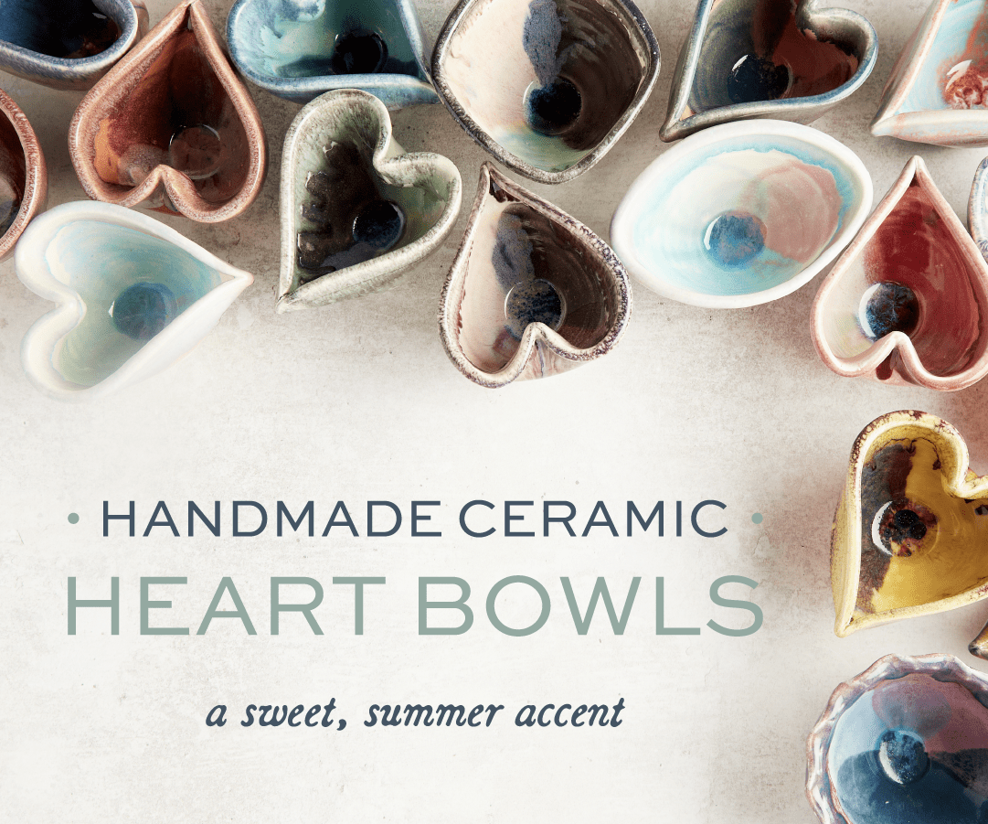 Bella Vita Handmade Ceramic Heart Bowl