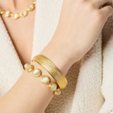 Julie Vos COBBLESTONE HINGE BANGLE