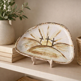Etta B Pottery SUNSET CALVARY DISH