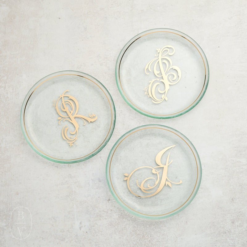 Annieglass INITIAL MINI PLATE