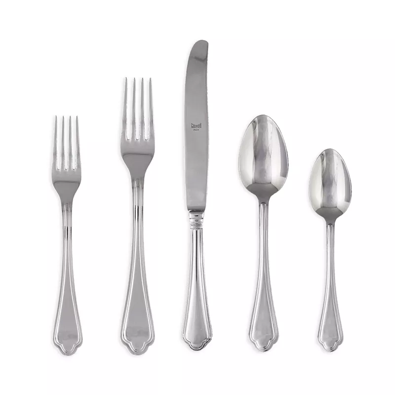 Mepra LEONARDO 5 PC PLACE SETTING 1810 Mirror