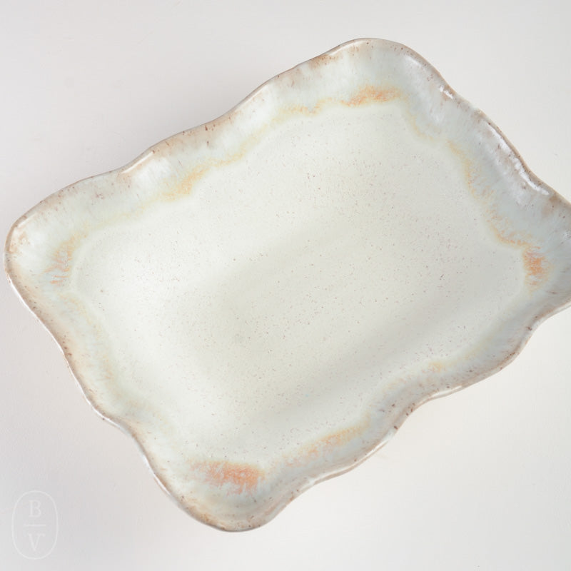 Etta B Pottery DEEP RECTANGLE SERVER DISH