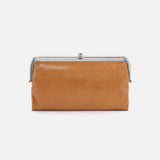 Hobo LAUREN CLUTCH WALLET Natural Polished Leather