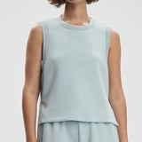 Varley SHEA CROP TANK Ether Blue