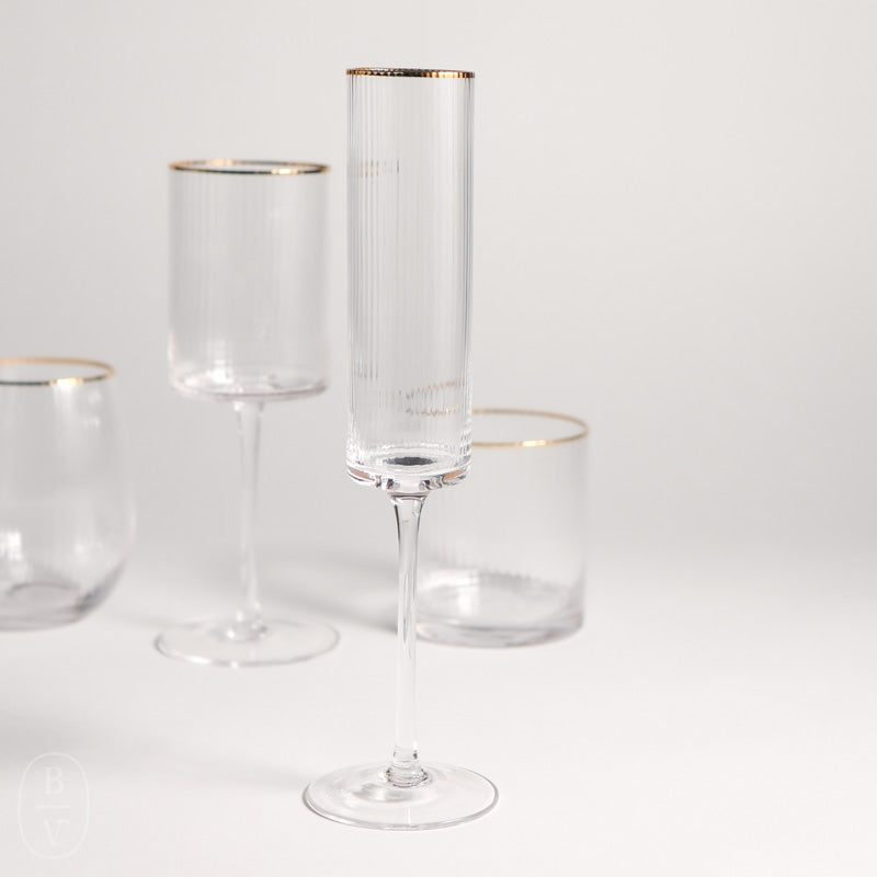 Zodax OPTIC CHAMPAGNE FLUTE