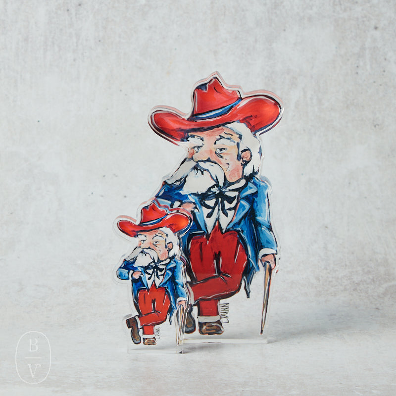 Lauren Dunn GAMEDAY MASCOT ACRYLIC CUTOUT Ole Miss Bitty