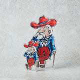 Lauren Dunn GAMEDAY MASCOT ACRYLIC CUTOUT Ole Miss Bitty