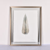 By Lacey LARGE FRAMED FLOATED FEATHER PAINTING - SERIES 14 NO 2