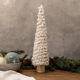 Creative Co-op FABRIC CONE TREE Cream