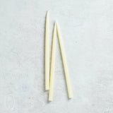 Creative Co-op THIN TAPER CANDLES BOX OF 24 Ivory .5 x 10