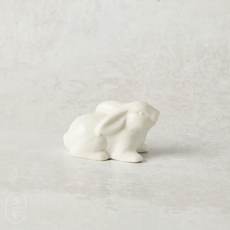 Creative Co-op CERAMIC BUNNY White Style B