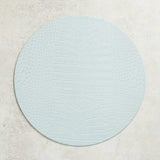 Kim Seybert CROCO PLACEMAT SALE Sky Blue