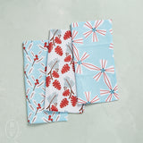 Geometry WINTER HOLLY DISHCLOTH SET OF 3