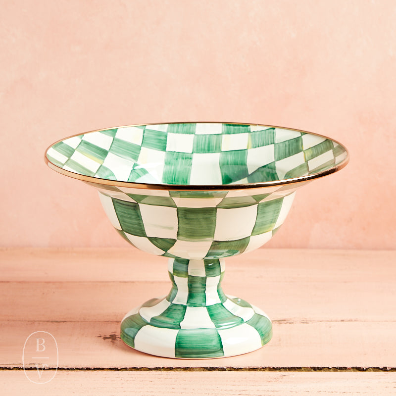 MacKenzie-Childs COMPOTE Emerald Check Large