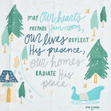 Doe A Deer MAY OUR HEARTS PREPARE HIM ROOM SACK TOWEL