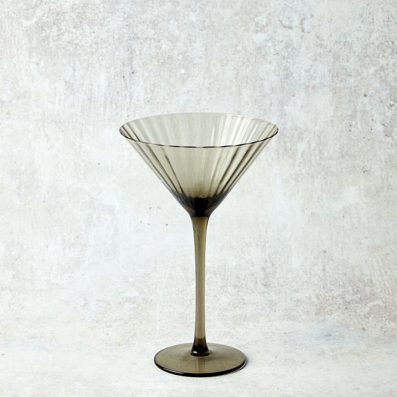 Zodax MADELEINE MARTINI GLASS Smoke