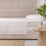 Pom Pom At Home LINEN PILLOWCASE SINGLE Cream