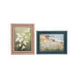 Creative Co-op RECTANGLE RESIN BOBBIN PHOTO FRAME